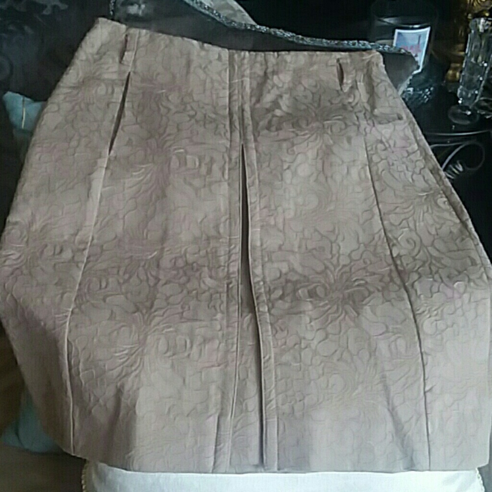 NWOT ETCETERA Brocade Pleated Skirt